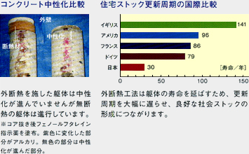 躯体の耐久性の比較